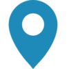 Map icon 128 blue